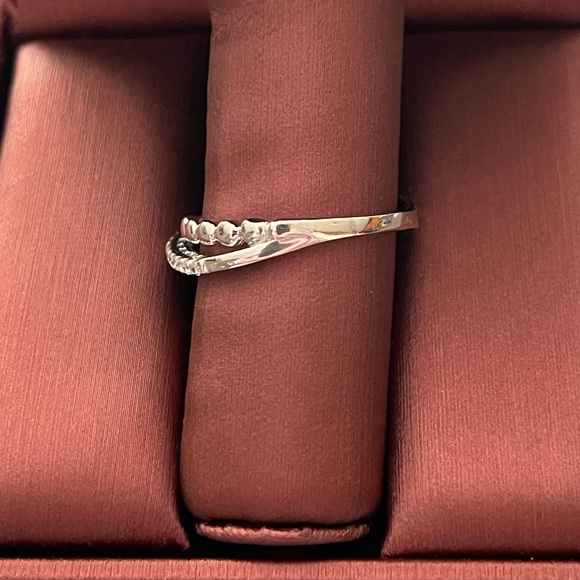 Nava-Dee 14kt White Gold Custom .25cw Diamond Ring - Picture 2 of 5